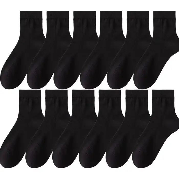 Chaussettes d'été en Fiber de bambou pour hommes, maille respirante, décontractée, robe d'affaires, 