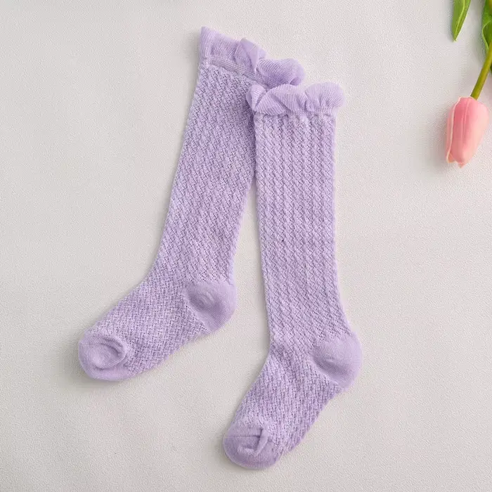 Chaussettes d'été en coton pour bébés filles de 0 à 6 ans