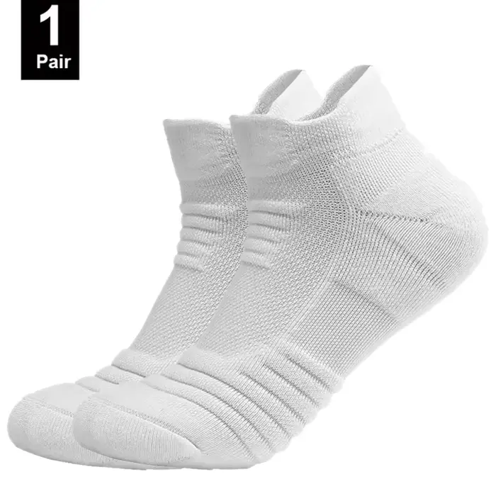 1/3 paires de chaussettes de Football antidérapantes pour hommes, chaussettes en coton, Tube court e