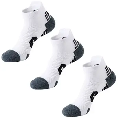 3 paires de chaussettes de sport de Fitness professionnelles, bas de serviette, chaussettes de cours