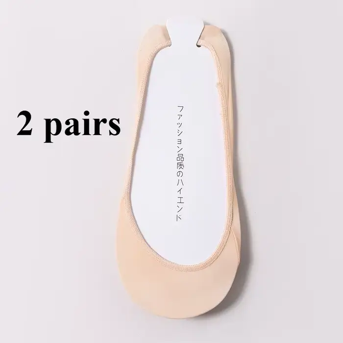 Chaussettes invisibles pour femmes, antidérapantes en silicone, pour chaussures à talons hauts, en s