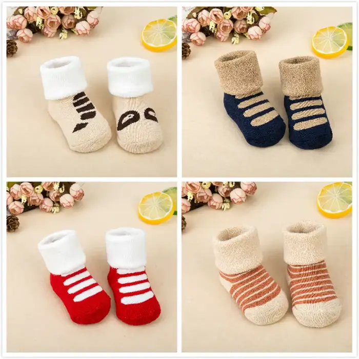 Chaussettes pour bébé en 21 couleurs