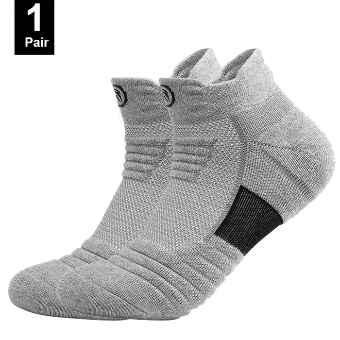Chaussettes de Football antidérapantes pour hommes et femmes, chaussettes en coton, Tube court et Lo
