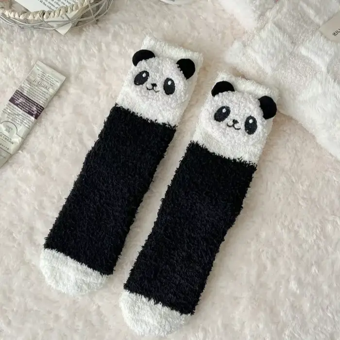 Kawaii chaussettes adultes chaussettes de couchage hiver neige maison maternité chaussette jambières