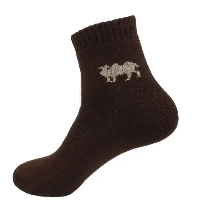 Chaussettes chaudes en laine épaisse pour hommes, 100% laine véritable, douces, essentielles, confor