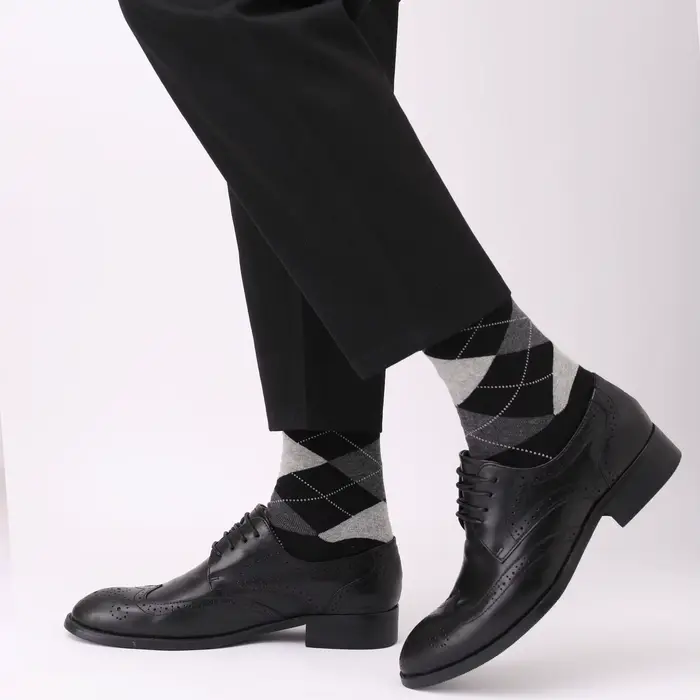 5 paires de chaussettes pour hommes ensemble surdimensionné Simple affaires sport polyvalent mi