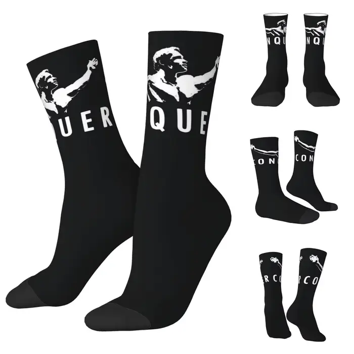 Chaussettes imprimées décontractées pour hommes et femmes, Arnold Schwarzenegger Mr Olympia, mode Ap