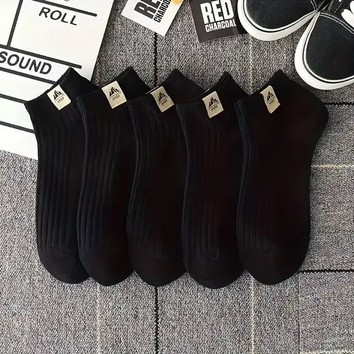 5/10 paires de chaussettes décontractées de haute qualité pour hommes