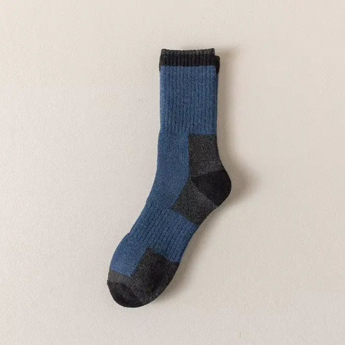 5 paires de chaussettes en laine mérinos pour hommes, chaussettes de randonnée en laine, douces, cha