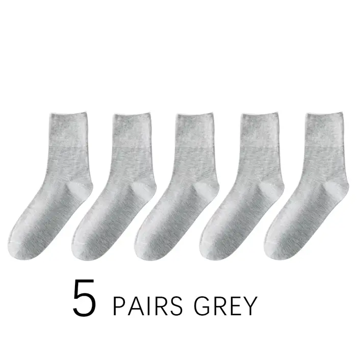 5 paires de chaussettes pour diabétiques pour hommes, Patients hypertensis plus âgés, chaussettes lo