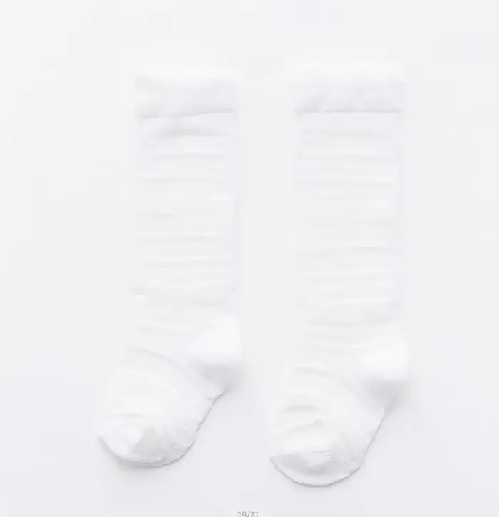 Chaussettes pour bébés filles de 1 à 24 mois, en coton, maille respirante, nouveau-né, été