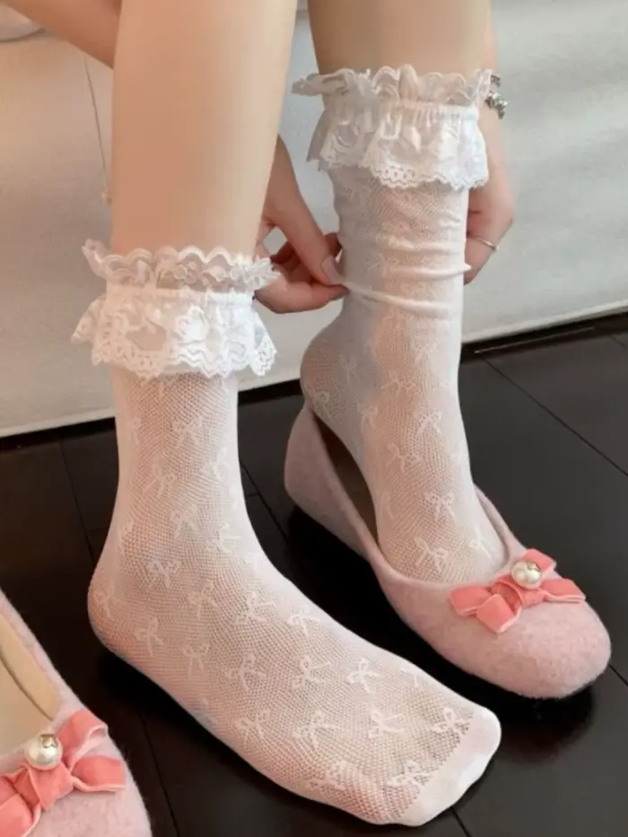 Chaussettes blanches pour femmes
