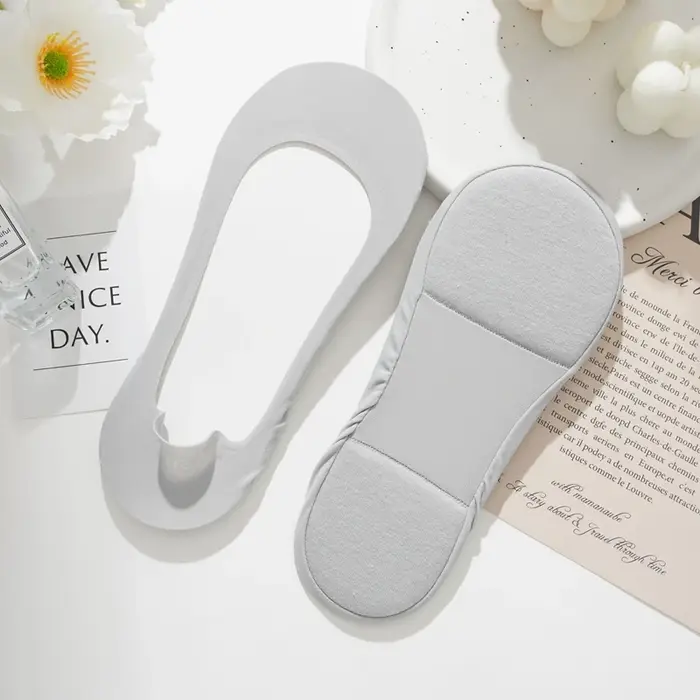 Semelles intérieures antidérapantes pour femmes, chaussettes basses, pour arc de pieds, chaussettes