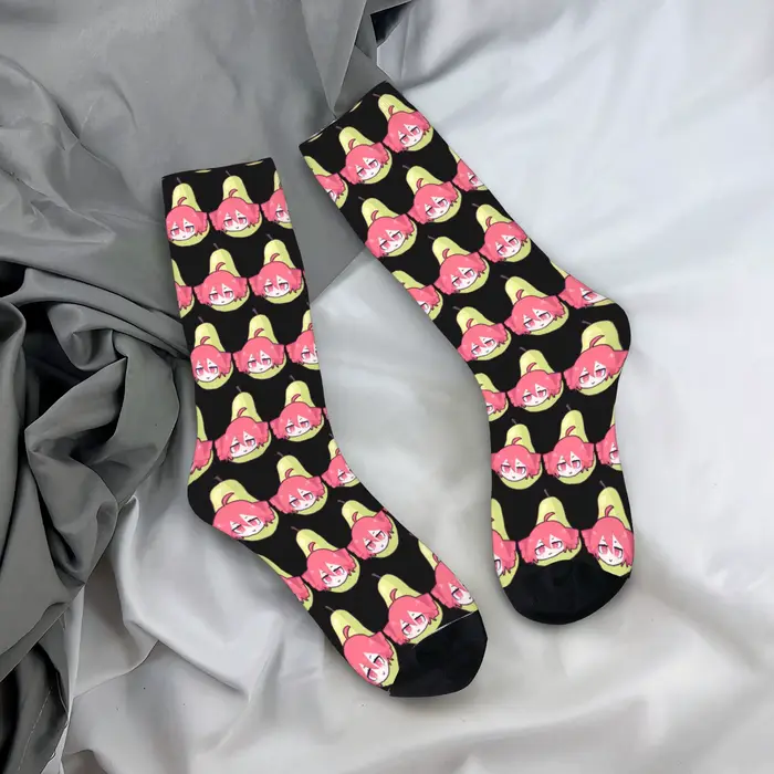 Pearto Kasane Teto populaire chanteur virtuel bas graphique élégant chaussettes automne anti-dérapan