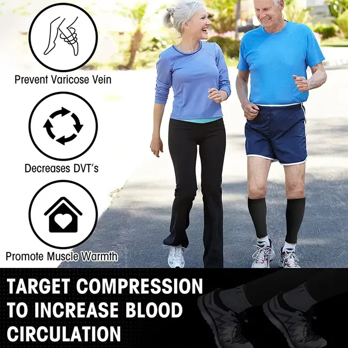 1 paire de manchons de Compression pour mollets pour hommes et femmes