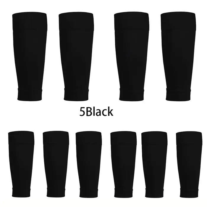 5 paires de chaussettes de sport pour hommes, basket-ball, Football, protège-tibia pour adultes, com