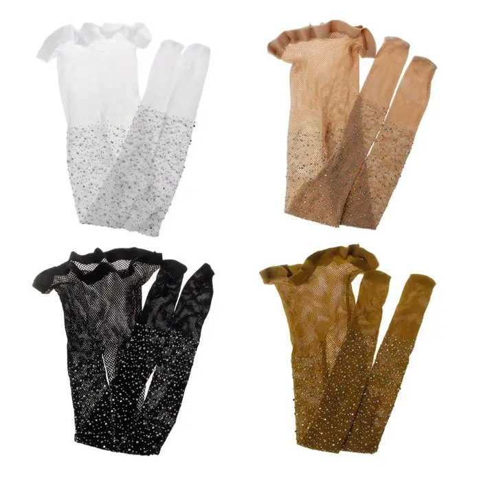 Collants résille strass pour filles | Nouvelle mode, collants en maille ajourée, pour enfants bébés