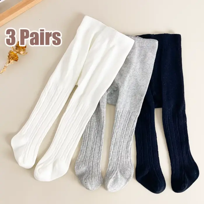 3 paires de collants pour enfants