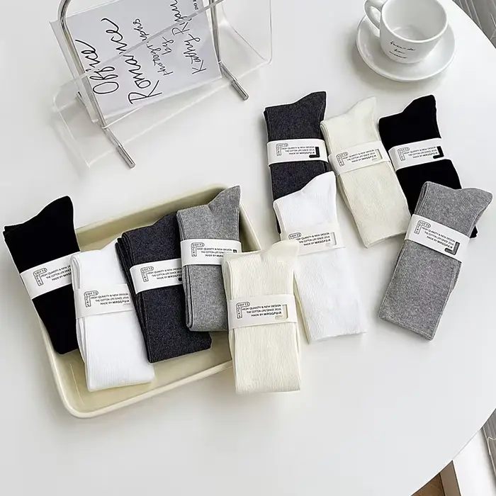 Chaussettes mi-mollet pour femme