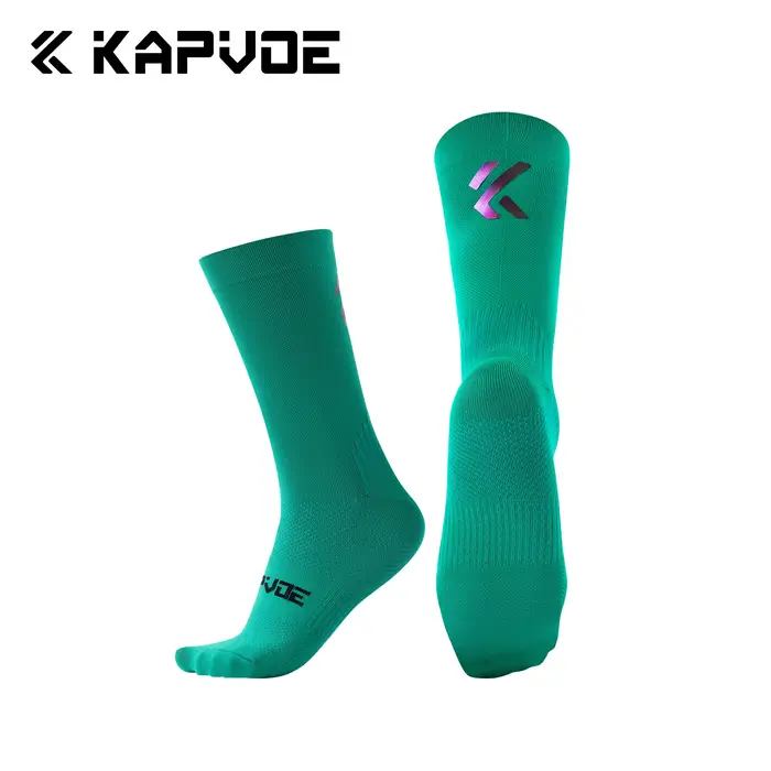 Chaussettes de cyclisme KAPVOE, chaussettes de sport antidérapantes pour hommes et femmes, pour vélo