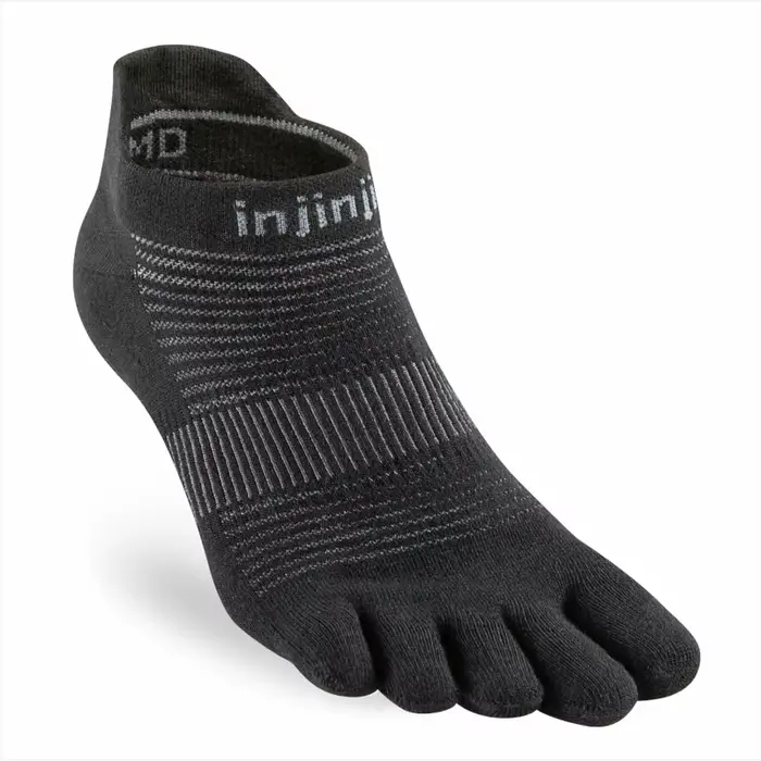 Injinji Chaussettes à cinq doigts, tube court, fines, Coolmax, absorbant la transpiration, chaussett