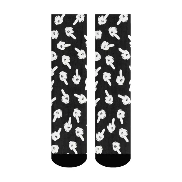 Chaussettes imprimées de dessin animé drôle, nouveauté, chaussettes pour hommes heureux, style Haraj