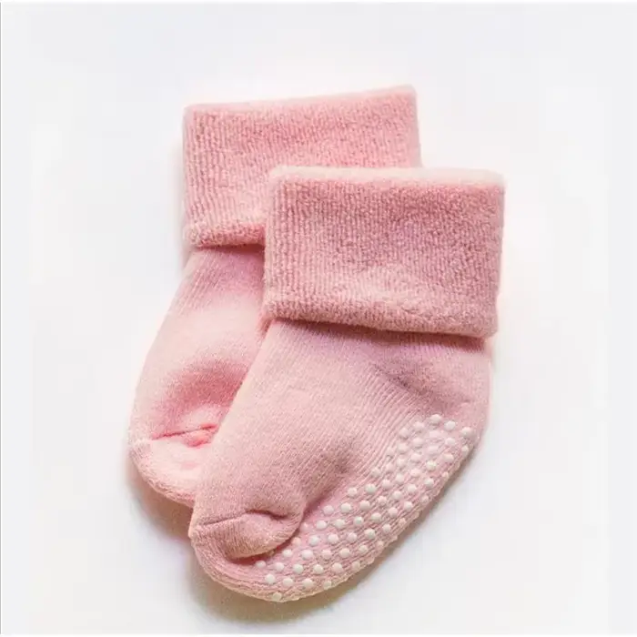Chaussettes en coton pour bébé, automne hiver, épaisses, chaudes, pour nouveau-né, garçon et fille, 