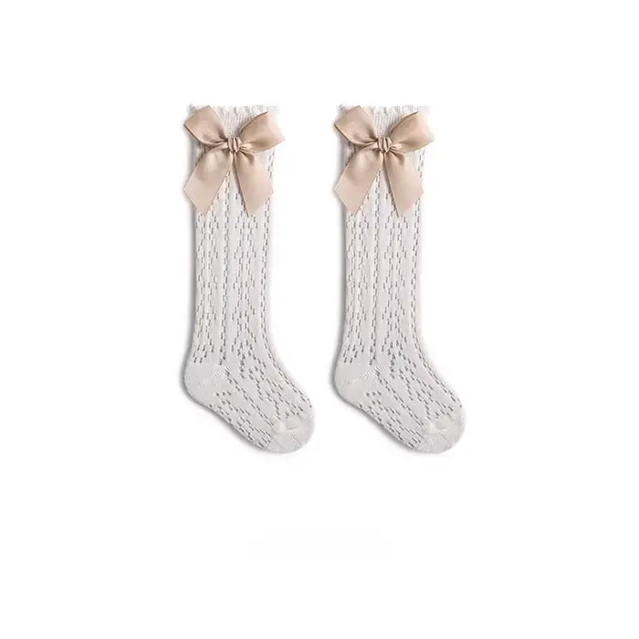 Chaussettes Hautes pour Bébé Fille et Garçon, sulfavec Nministériels d, en Coton Doux, Maille Respir