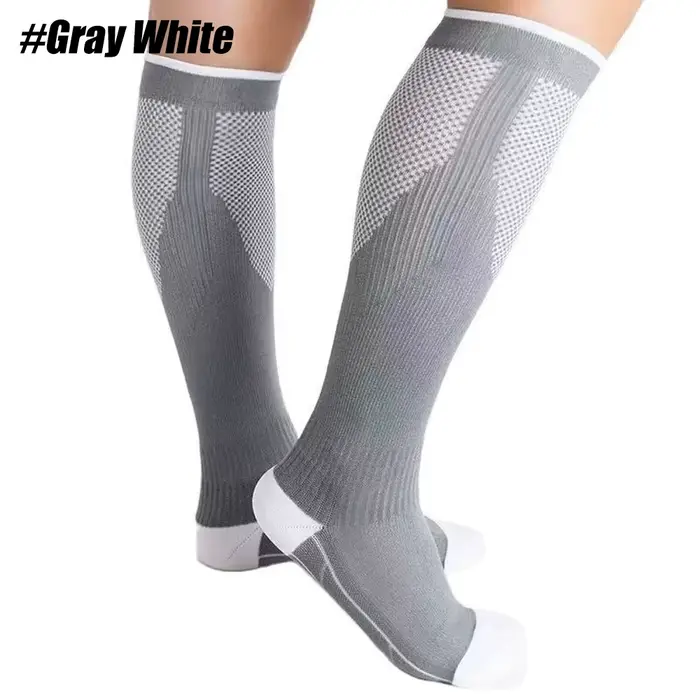1 paire de chaussettes de compression 20-30 MMHg pour femmes et hommes - Meilleur soutien pour la ci