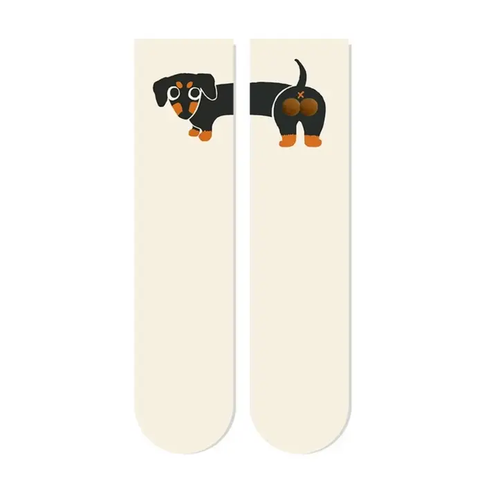 Chaussettes douces et mignonnes pour chiots, chaussettes respirantes et élastiques pour chiens Husky