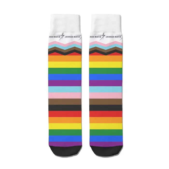 Lockheed Martin Gay Rride LGBT chaussettes droites hommes femmes hiver bas Polyester Harajuku