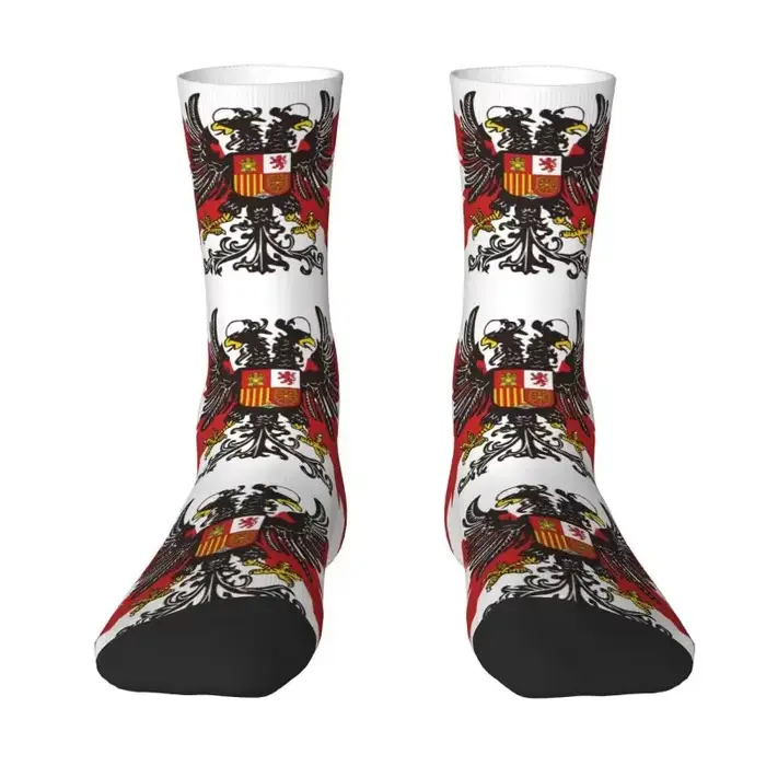 Chaussettes de la Légion Espagnole pour Homme et Femme, Unisexe, Nouveauté, Croix Bordeaux, Printemp