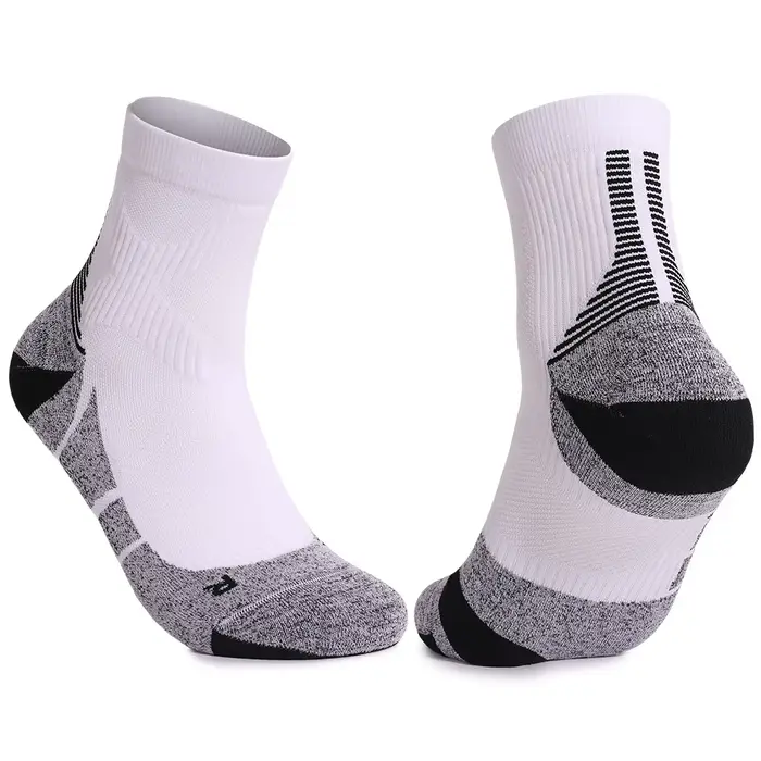 Chaussettes Coolmax à séchage rapide pour le sport, chaussettes de marathon antidérapantes et absorb