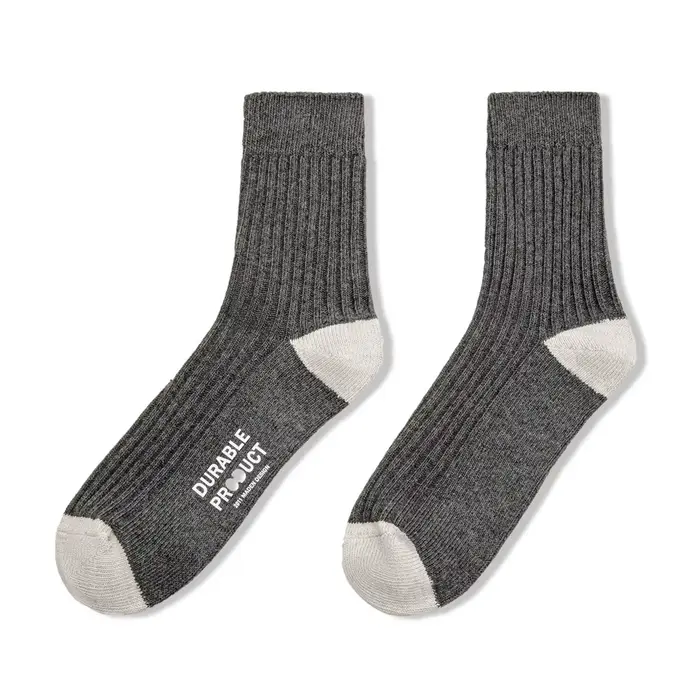 Maden-Chaussettes mi-mollet pour hommes, 3 paires, décontractées, longues, trois couleurs, Pit Optic