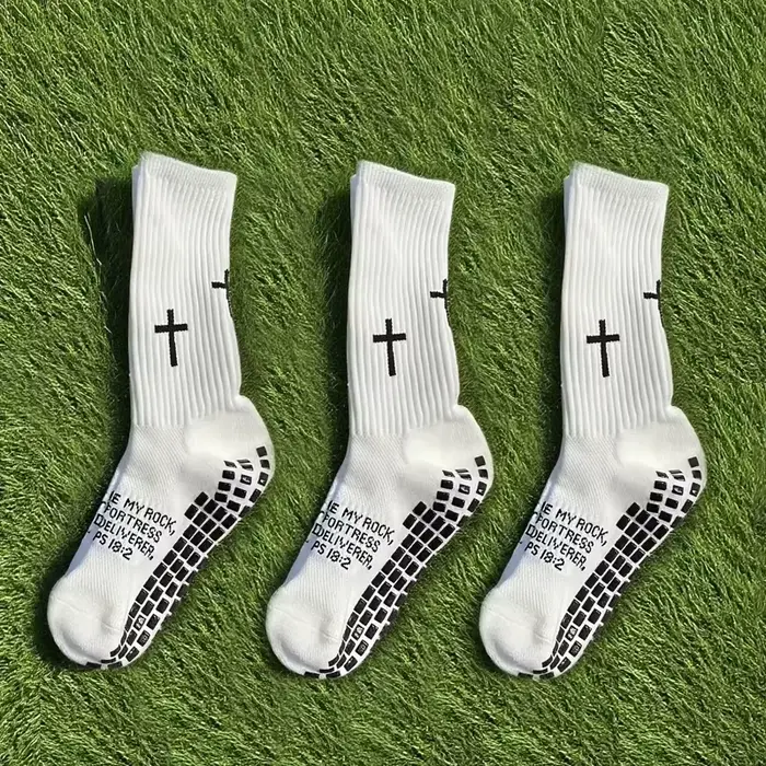 3 paires de chaussettes de sport pour hommes et femmes, chaussettes de football, chaussettes de spor