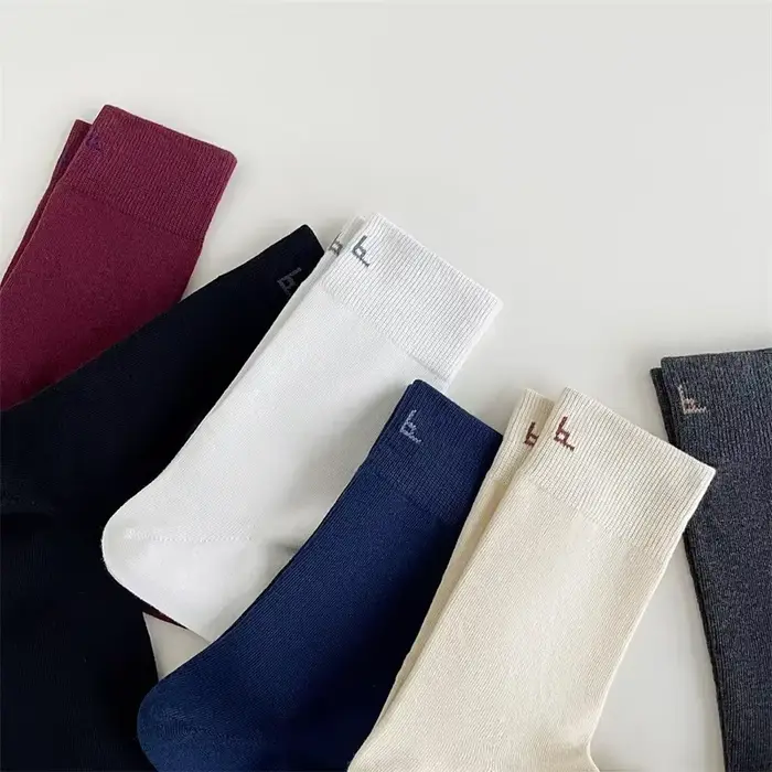 Chaussettes pour hommes automne hiver tricot coton