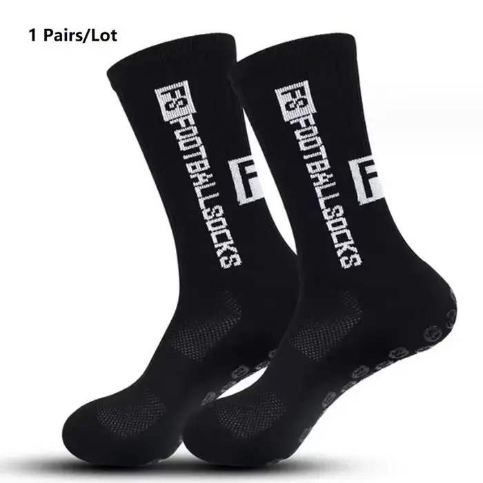 Chaussettes de football antidérapantes professionnelles pour hommes et femmes, chaussettes de sport 