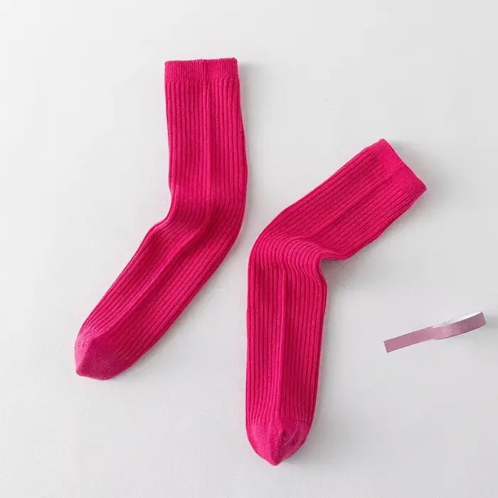 Chaussette en coton rayée pour garçons et filles, chaussettes hautes aux genoux pour enfants filles,