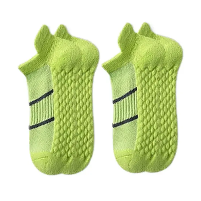 2 paires de chaussettes courtes de course à pied pour femmes et hommes, chaussettes d'athlétisme res
