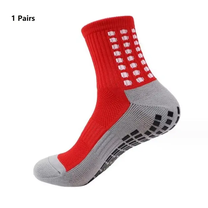 Chaussettes de Football antidérapantes pour hommes, chaussettes d'athlétisme pour le Football, le ba