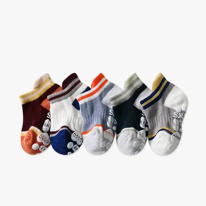 Chaussettes coordonnantes en maille fine pour bébés, chaussettes à œillets pour tout-petits, chausse