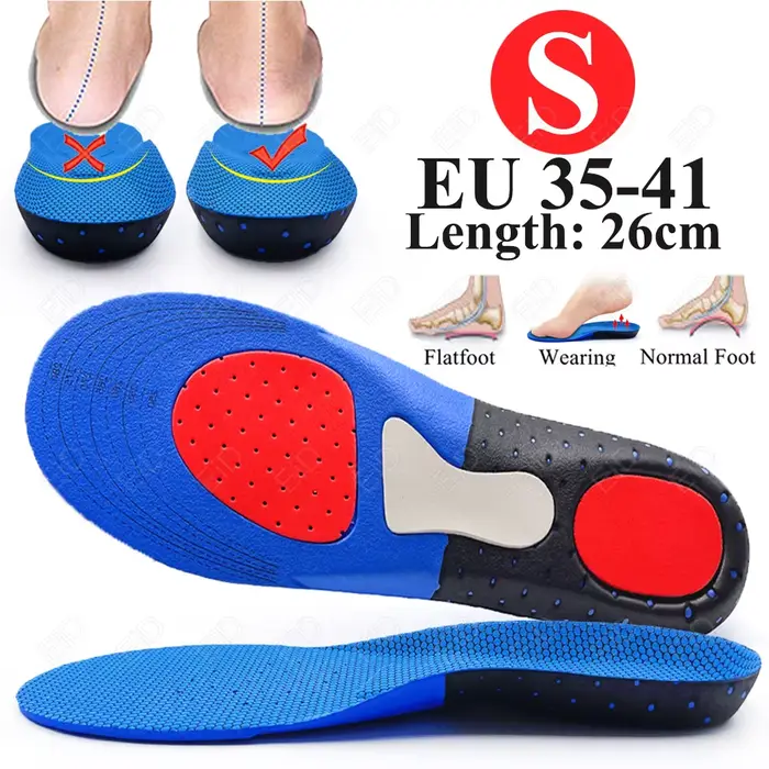 Semelles intérieures de Sport pour chaussures hommes femmes orthèses soutien de la voûte plantaire c