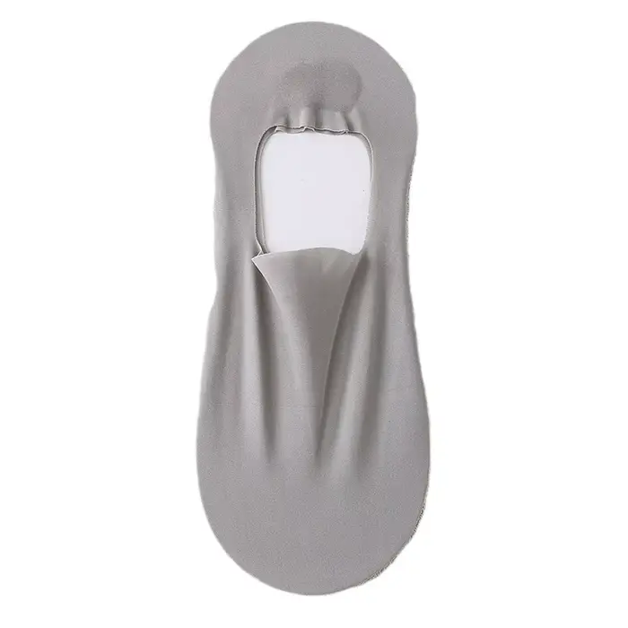Chaussettes en soie glacée pour hommes, invisibles, bateau, classiques, antidérapantes, respirantes,