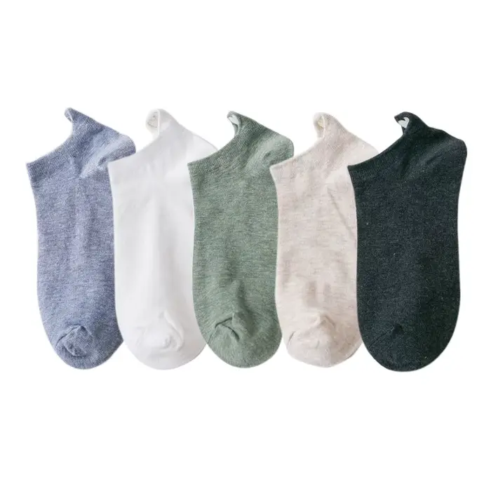 Soldes! 5 paires nouvelles chaussettes en coton pour femmes, courtes, mignonnes, décontractées, à la