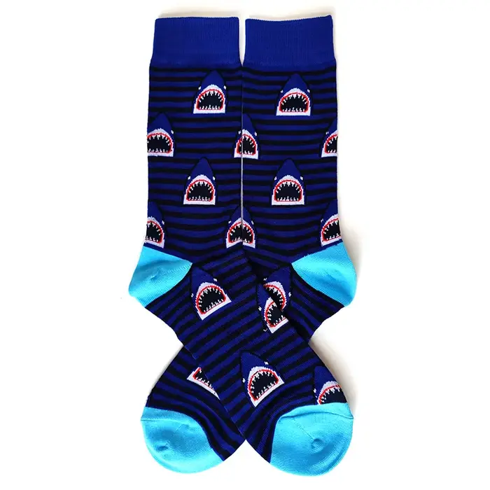 Nouvelles chaussettes heureuses hommes drôle fruits animaux bière nourriture coton