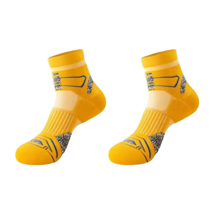 Chaussettes de course professionnelles pour Marathon, pour hommes, bas de serviette épais, sport, cy