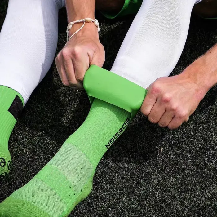 Manchons de chaussettes de football en silicone antidérapants