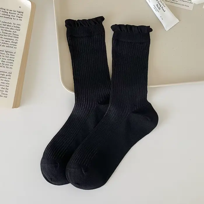 Chaussettes pour femmes, couleur bonbon, nouvelle mode estivale, couleur unie, chaussettes fines res
