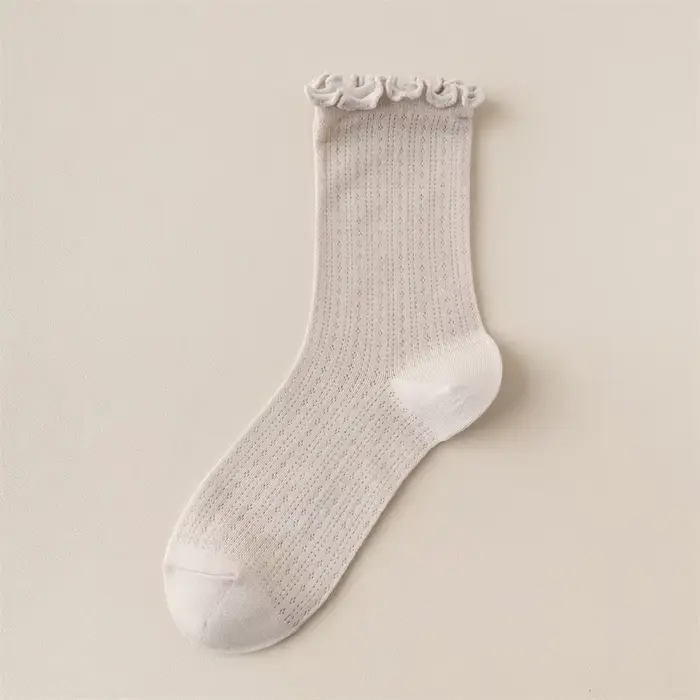 Nouvelles femmes chaussettes de haute qualité mode d'été chaussettes longues décontractées couleur u