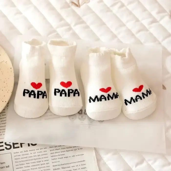 Chaussettes en coton pour nouveau-né